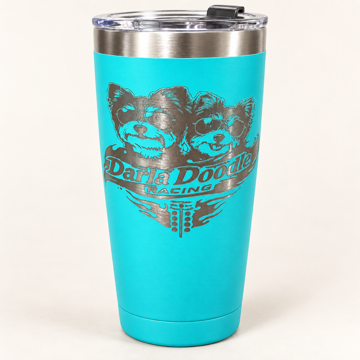 Darla Doodle Racing 20oz Stainless Steel Tumbler