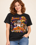 Biewerween Halloween dog graphic tee on Comfort Colors