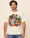 Back to School dog graphic tee on Comfort Colors